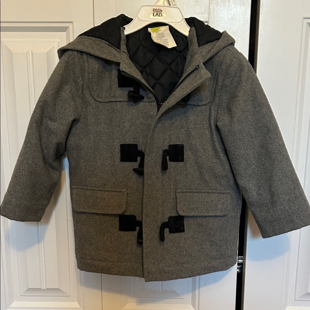 Crazy 8 Charcoal Kids Pea Coat